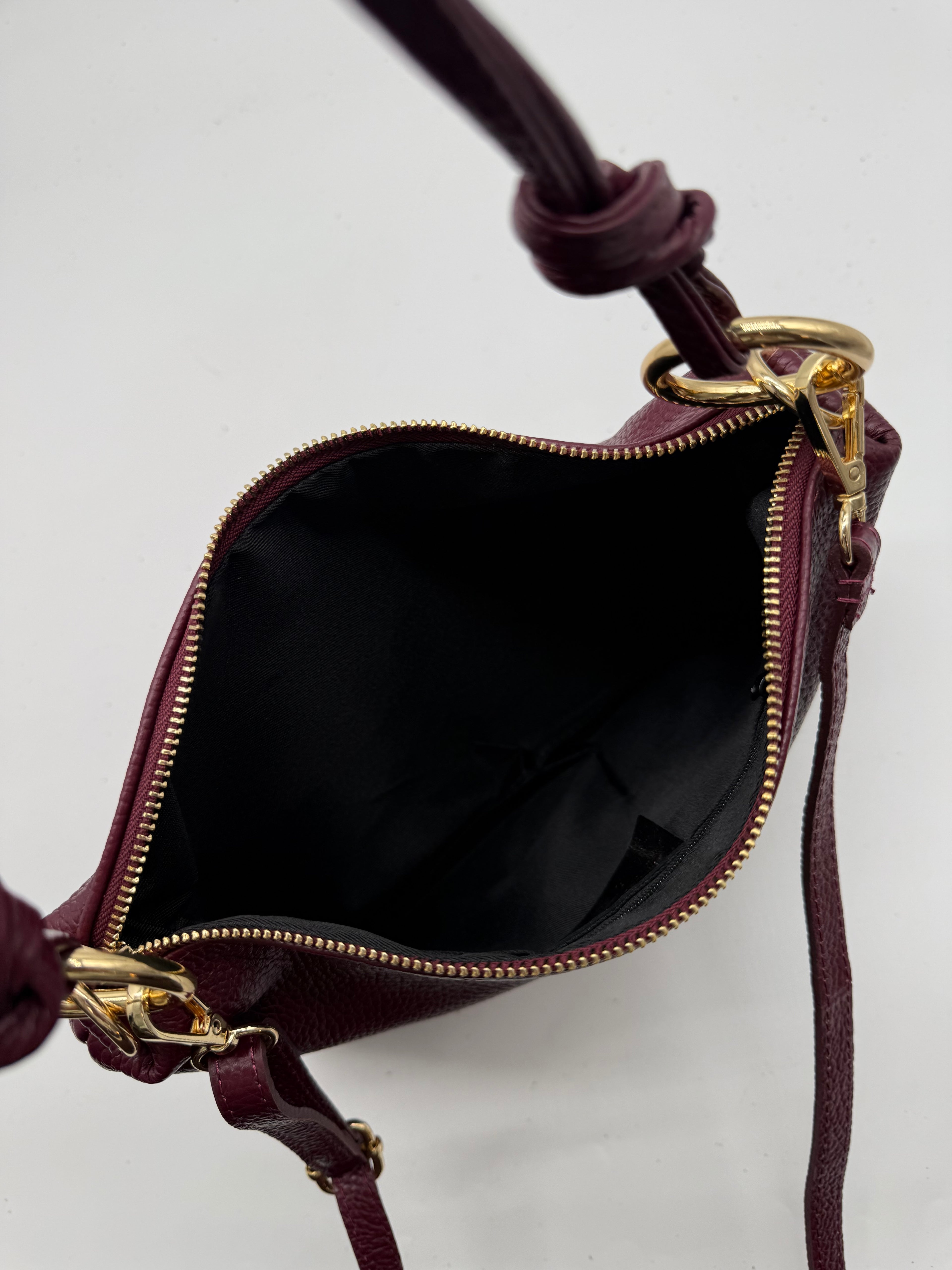 Borsa a spalla in vera pelle