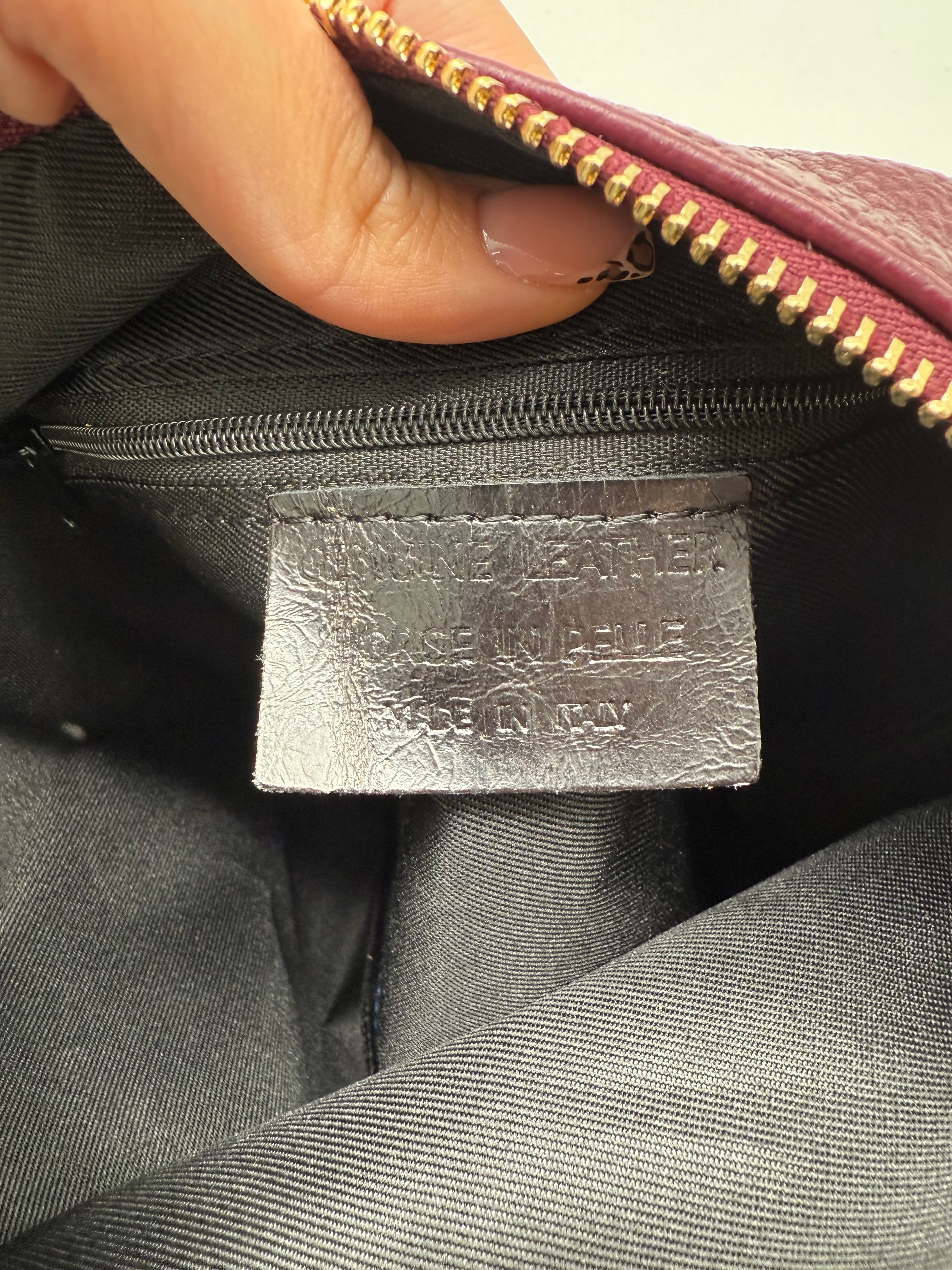 Borsa a spalla in vera pelle