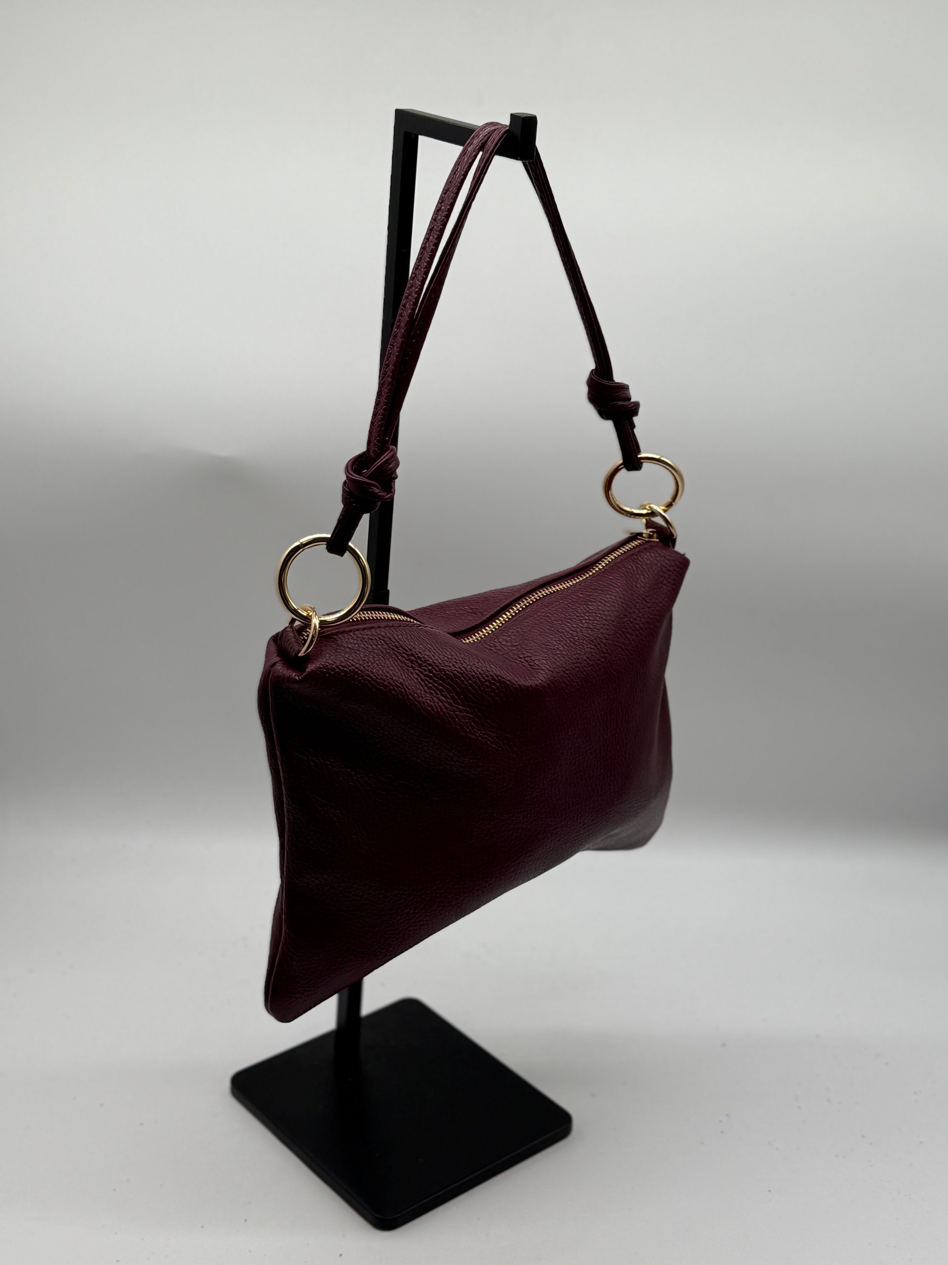 Borsa a spalla in vera pelle