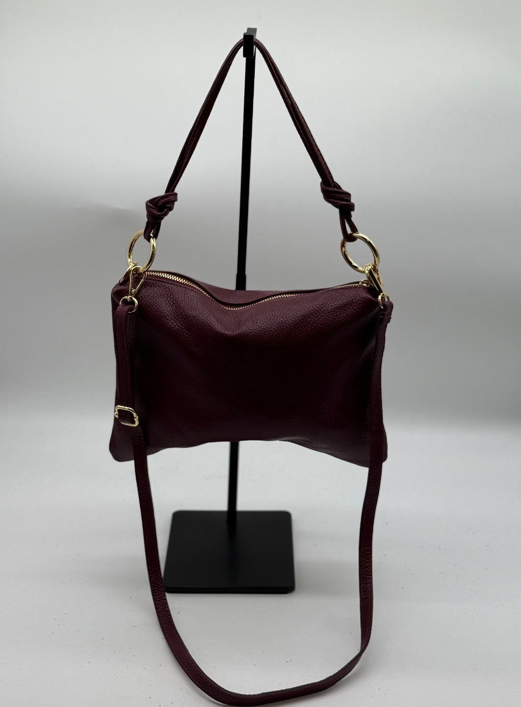 Borsa a spalla in vera pelle