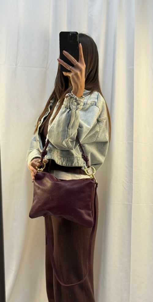 Borsa a Spalla Donna in Vera Pelle Made in Italy