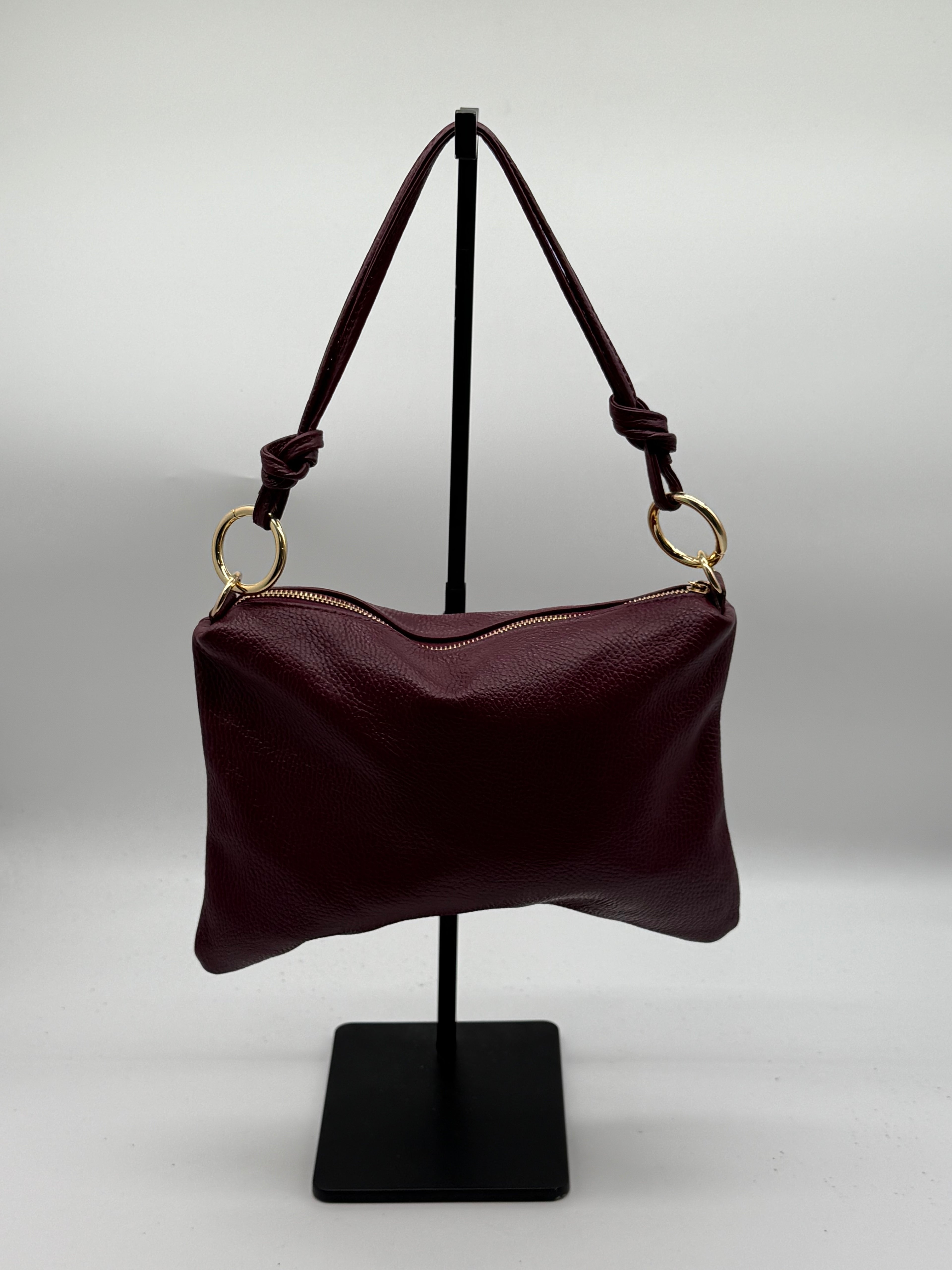 Borsa a spalla in vera pelle