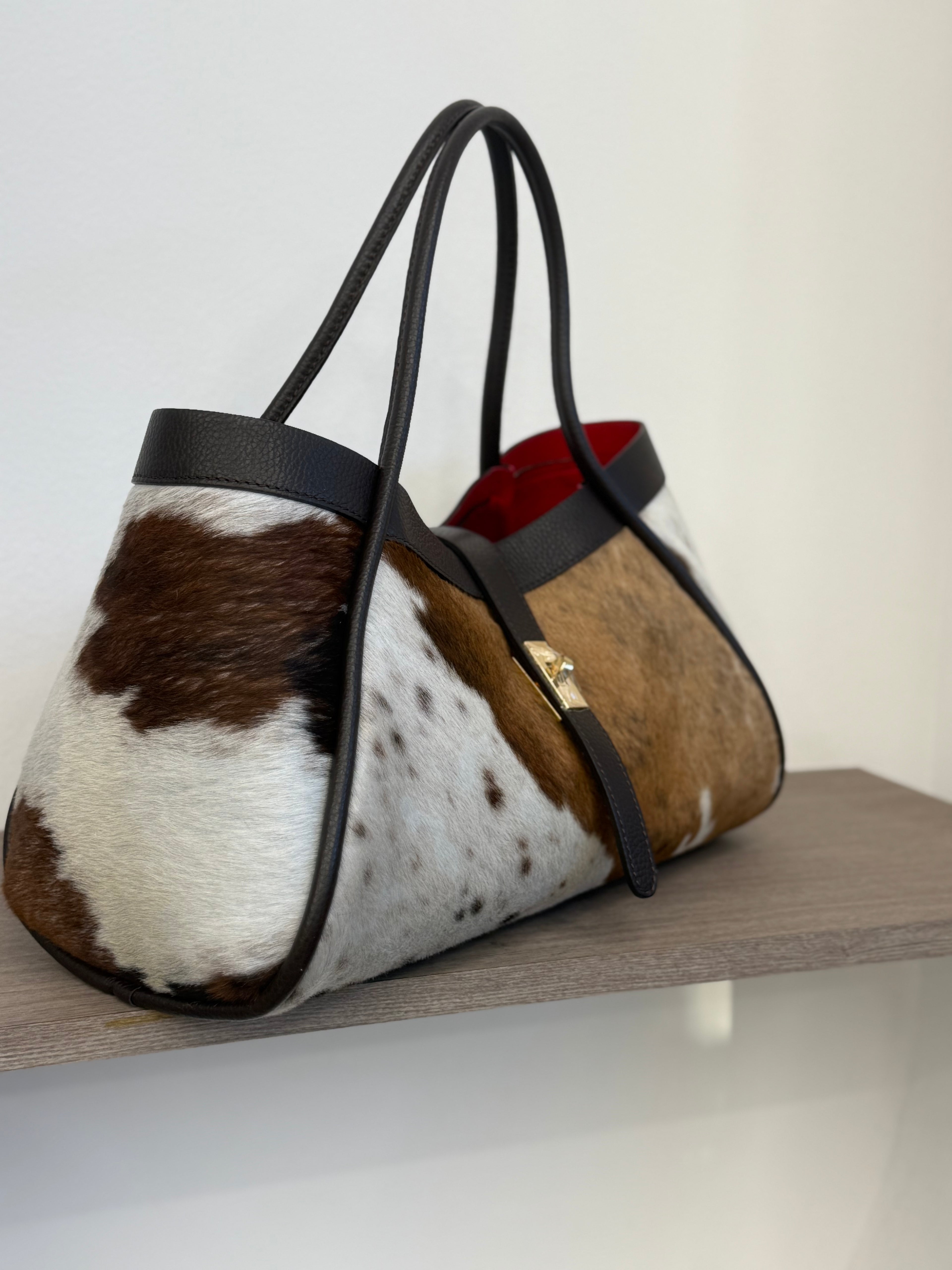 Maxi bag - pony skin, made in Italy