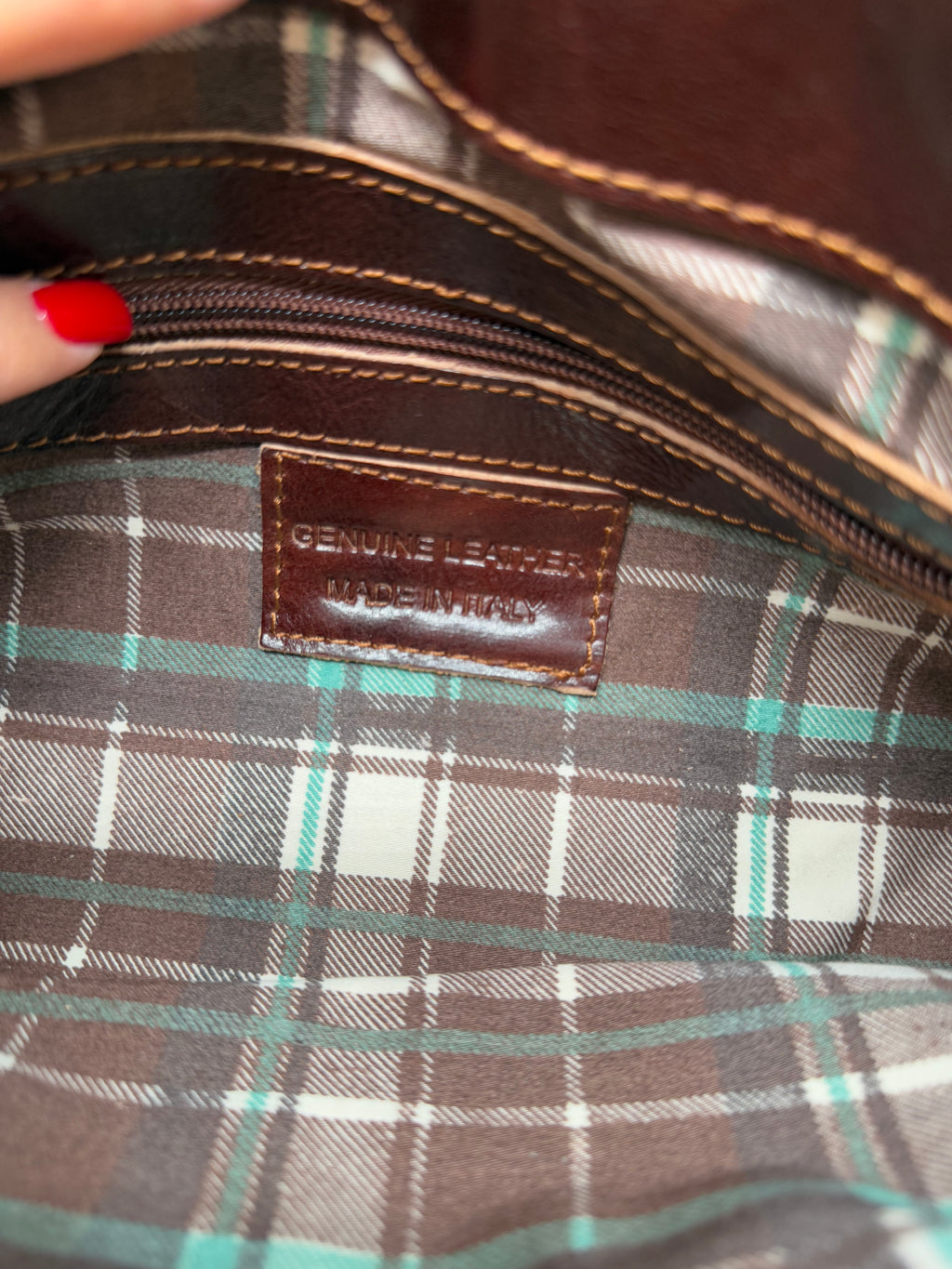 Borsa bauletto in vero cuoio fiorentino