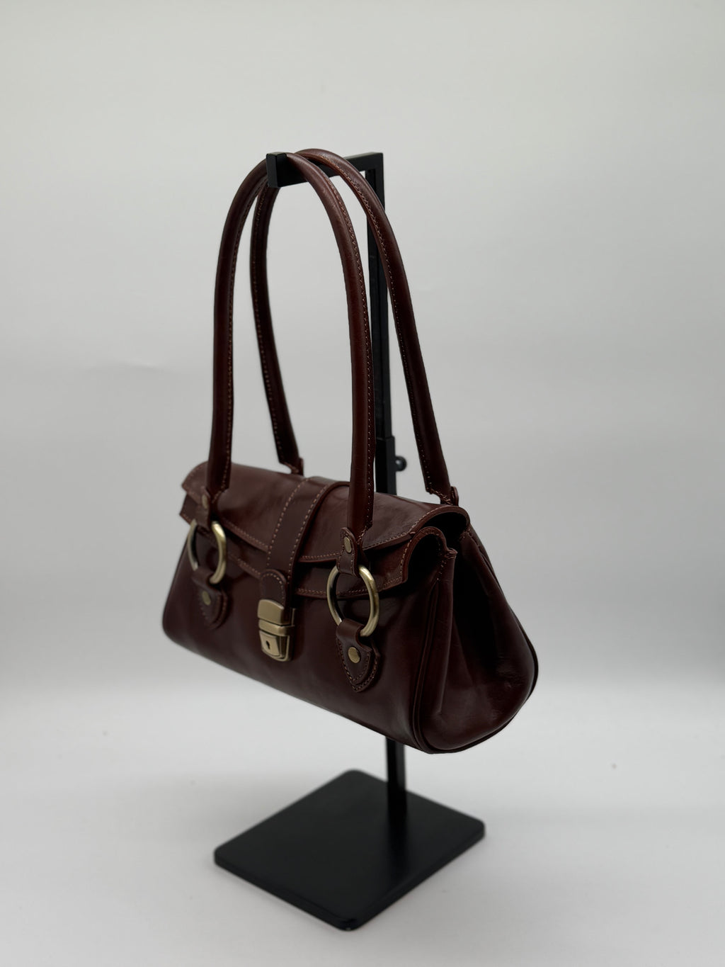 Borsa bauletto in vero cuoio fiorentino