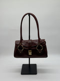 Borsa bauletto in vero cuoio fiorentino