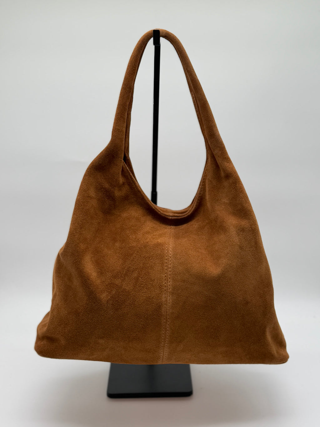 Moderna Sacca da Donna in Pelle martellata | Borsa a Spalla | Vera Pelle | Made in Italy |