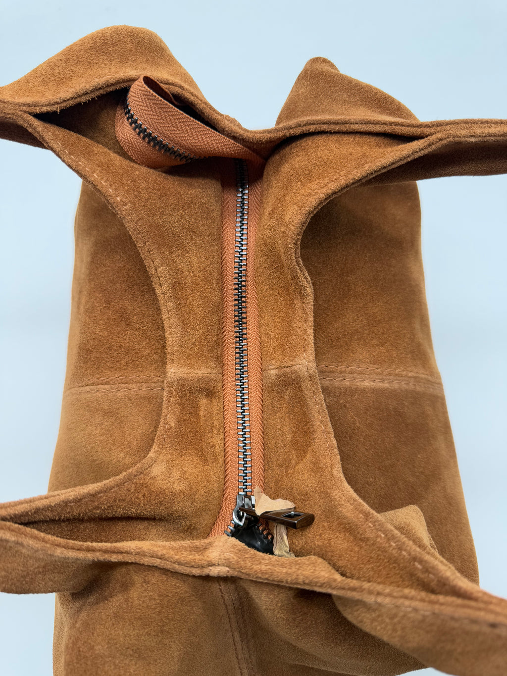 Moderna Sacca da Donna in Pelle martellata | Borsa a Spalla | Vera Pelle | Made in Italy |