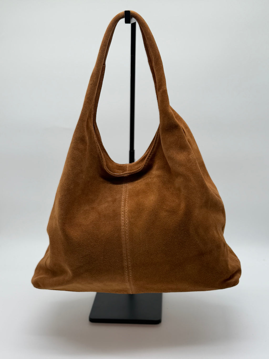 Moderna Sacca da Donna in Pelle martellata | Borsa a Spalla | Vera Pelle | Made in Italy |